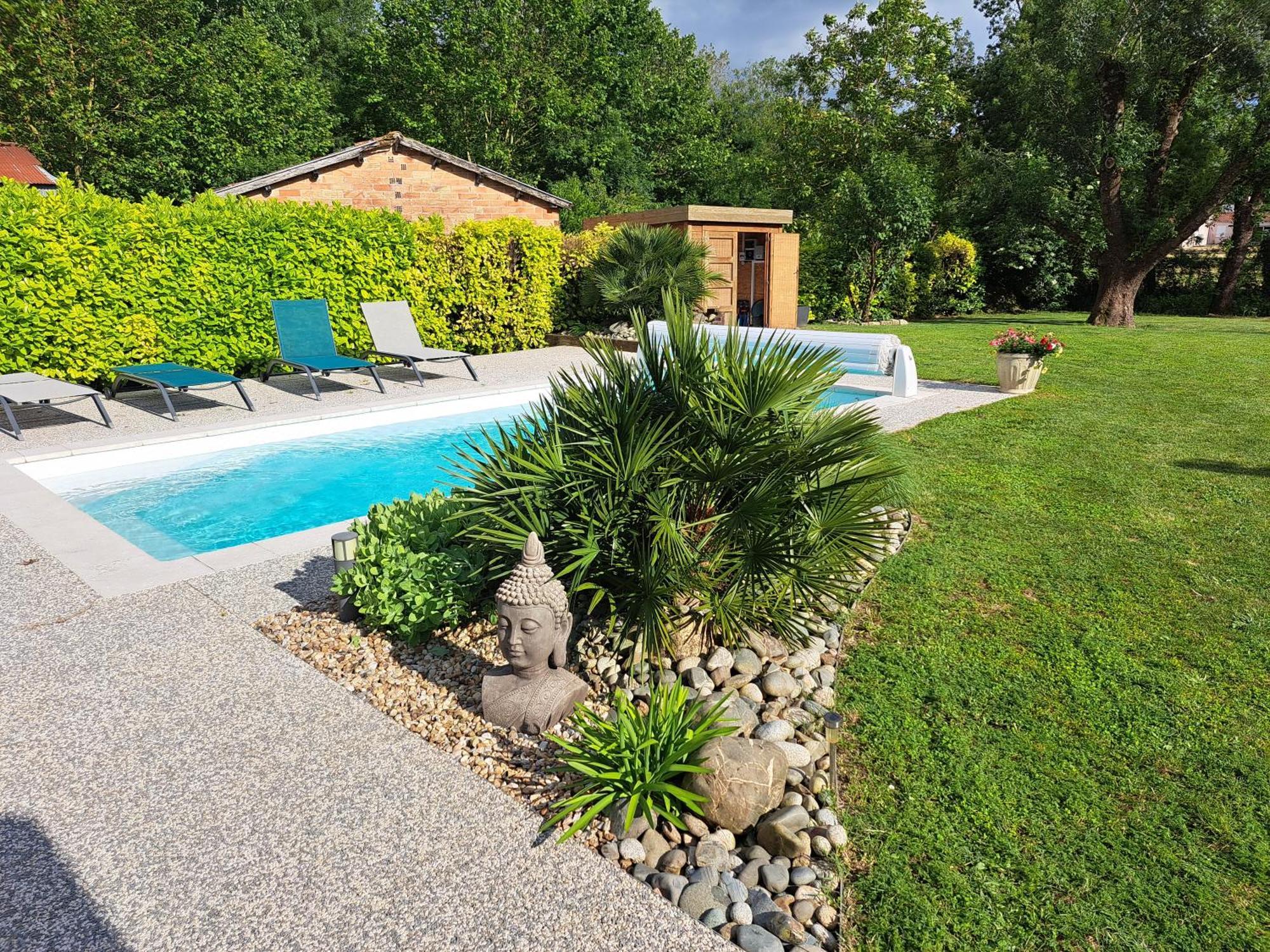 Chambre D Hote La Riviere 45M2 Jardin Et Piscine Aigrefeuille-dʼAunis Εξωτερικό φωτογραφία